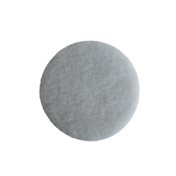 Abrasive fleece, white, d 150 mm, grain 4000